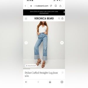 Veronica Beard Classic Blue Jeans